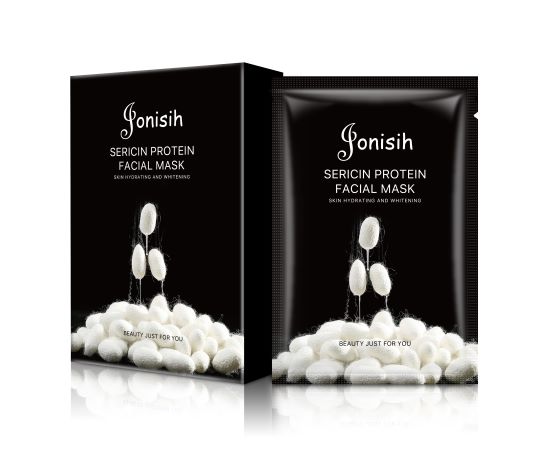 Jonisih Sericin Protein Skin Hydrating and Whitening Facial Mask